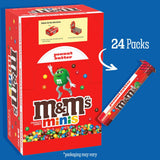 M&M'S Minis Peanut Butter Chocolate Candy Mega Tube, 41.76 Oz, 24 Ct Box (Package May Vary)