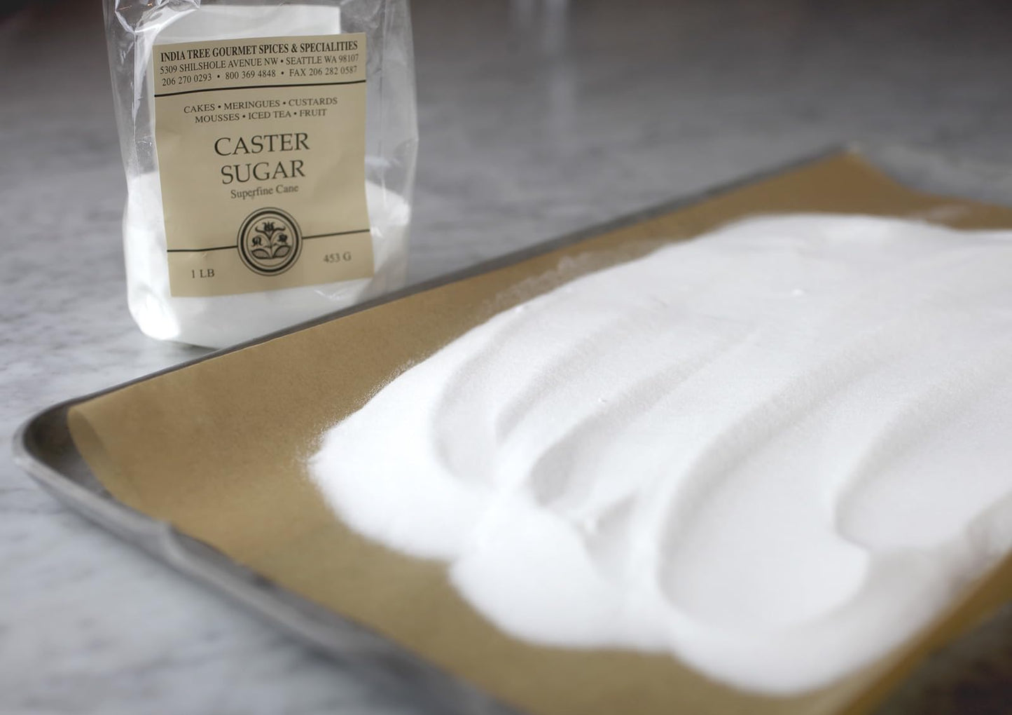 India Tree Superfine Caster Sugar, 1.75 lb | NonGMO, Gluten-Free Premium Baking & Dessert Cane Sugar
