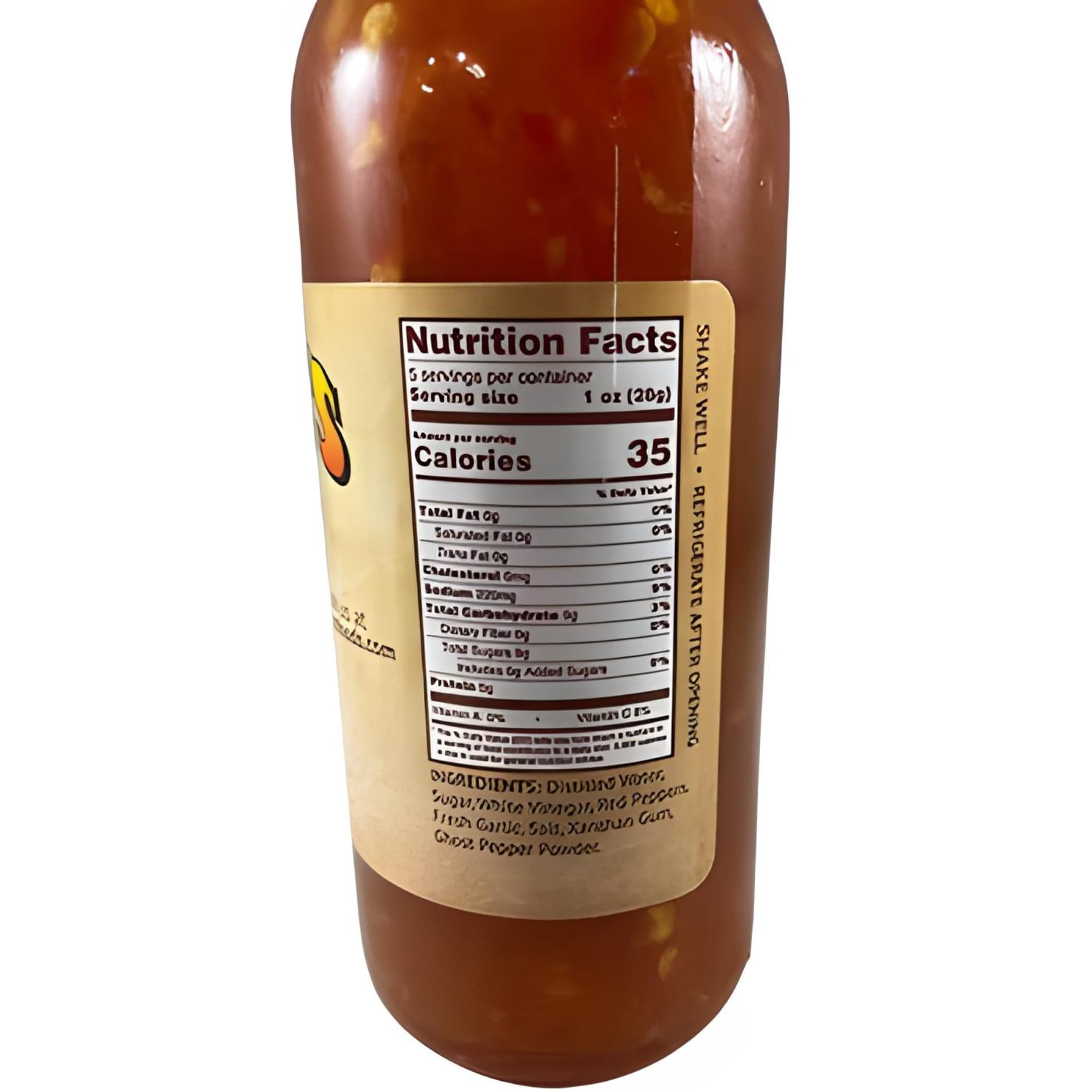 Mikey V's Sweet Ghost Pepper Chili Sauce, Gourmet & Spicy Hot Sauce - Bold Ghost Pepper Heat with Sweet Flavor, Chili Sauce for Wings, Tacos, BBQ
