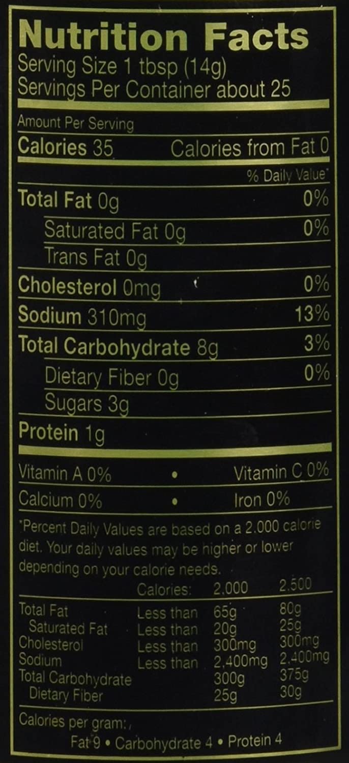 EastWest Fat-Free Sweet Ginger Teriyaki Sauce, 12 Ounce (Pack of 6)