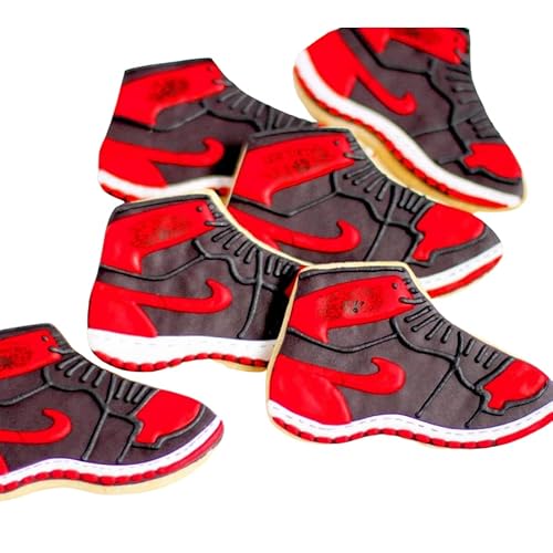 ½ Dz. Basketball Sneaker Cookies! Fan Zone Official! Birthday Themed, Sports Lover Party Favors or Graduation Gift!