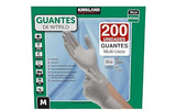 Kirkland Signature Nitrile Gloves, Box of 200, Medium for Health Care, Food Service, Home other uses.