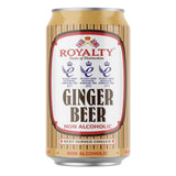 Royalty Non-Alcoholic Ginger Beer Can 11.15 Ounce (Pack of 12)
