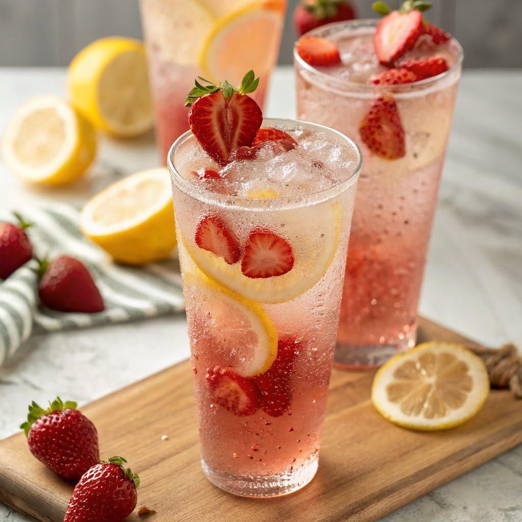 Simply Lemonade with Strawberry, 52 Fl Oz Bottle