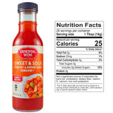 Oriental Wok Gourmet Sweet & Sour Stir-Fry & Dipping Sauce, W/Orange, Pineapple Juice, Apple & Ginger Flavor, Blend of Sweet & Tangy, 14 oz (1 Pack)
