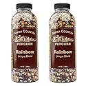 Amish Country Popcorn | 2-14 oz Bottles | Rainbow Popcorn Kernels | Old Fashioned, Non-GMO and Gluten Free (2-14 oz Bottles)
