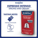 Caffè Borbone Espresso Intenso Aluminum Capsules Compatible with Nespresso Original Machines, Dark Roast, 50 Count