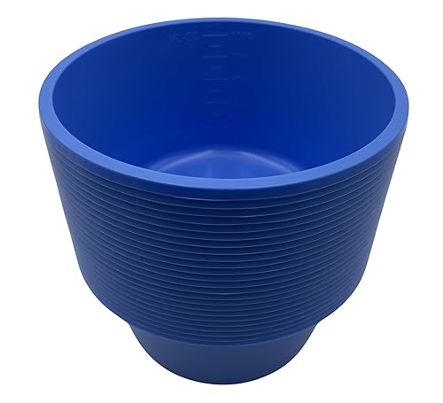 Sandhill Tools Multi Purpose Round Plastic Disposable Bowls 32 oz, Graduated Utility Medical Basin also Party and Snack Serving Bowls (Pack of 24)