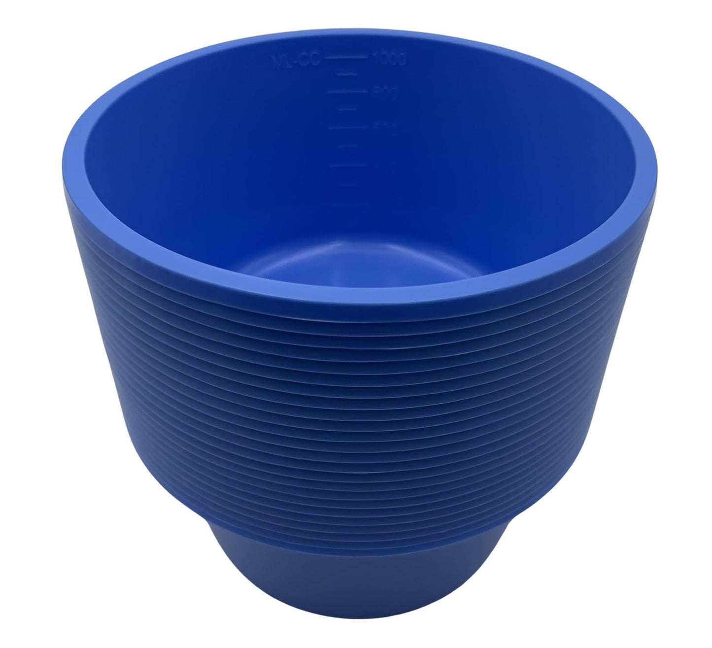 Sandhill Tools Multi Purpose Round Plastic Disposable Bowls 32 oz, Graduated Utility Medical Basin also Party and Snack Serving Bowls (Pack of 24)
