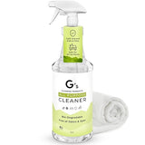 G's Cleaning Biodegradable All Purpose Cleaner - 32 oz Non-Toxic Natural Cleaning Spray - Multipurpose Cleaner Spray for Multi Surface, Kitchen