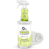 G's Cleaning Biodegradable All Purpose Cleaner - 32 oz Non-Toxic Natural Cleaning Spray - Multipurpose Cleaner Spray for Multi Surface, Kitchen