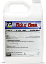 The Original Color Chips Etch n' Clean for Cleaning and Profiling Concrete Surfaces, 1 Gallon