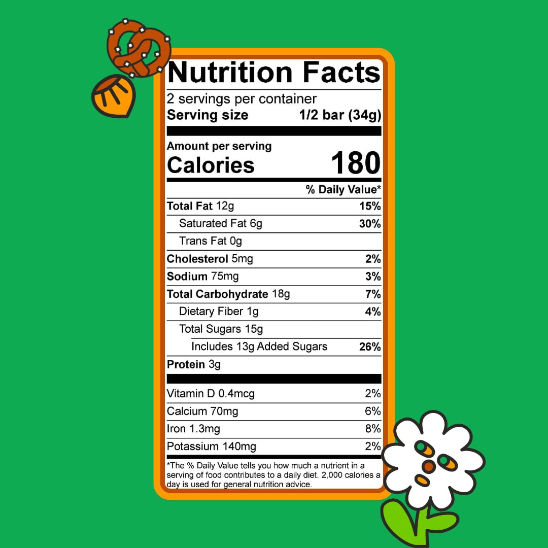 Maeve Chocolate Nutbutter Pretzel Truffle Bar (12 Count)