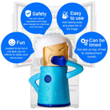 Abnaok 2PCS Angry Mama Microwave Cleaner with Chilly Mama Fridge Cleaner, Easily Clean in Minutes, Microwave cleaner Steam for Home or Office