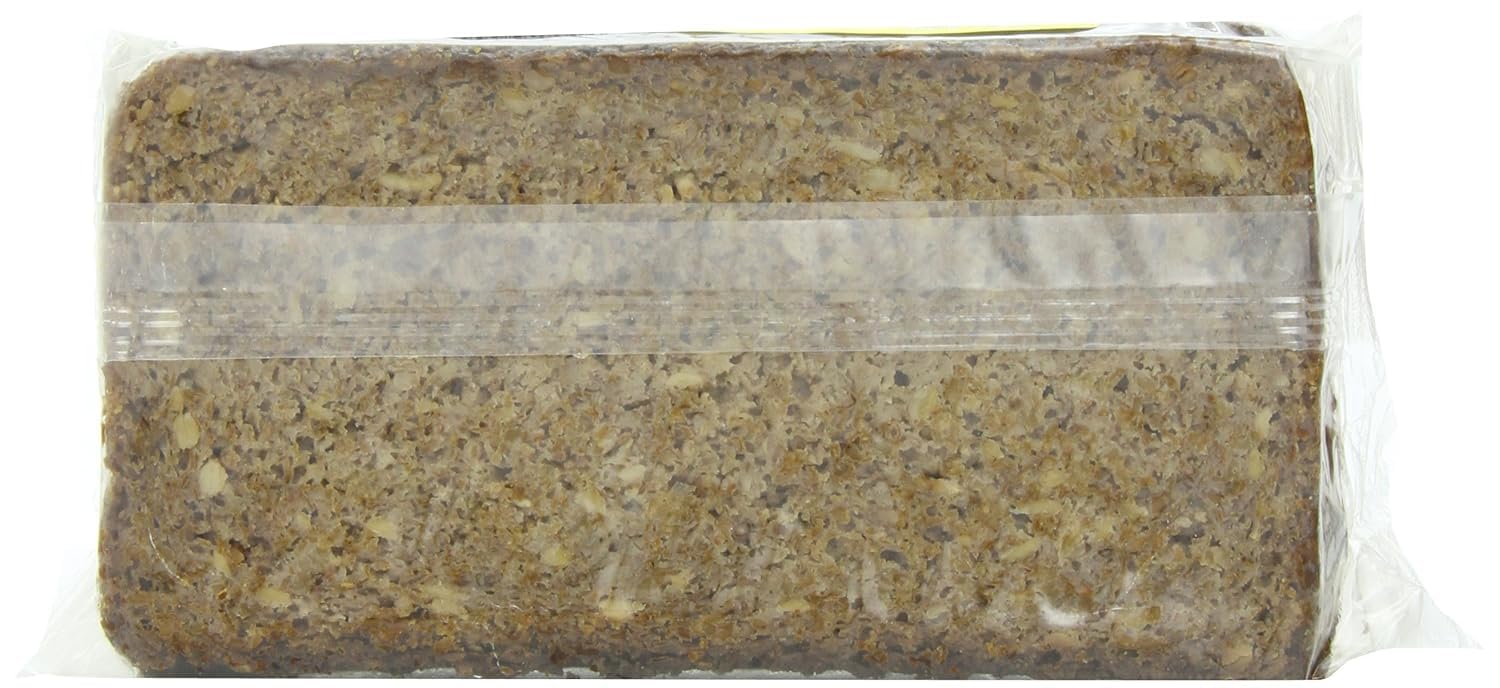 Mestemacher Natural Sunflower Seed Bread, 17.6 oz, German Whole Grain Bread with Sunflower Seeds,High Fiber, Non-GMO, Ready to Eat, Long Shelf Life