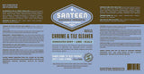 Santeen Chrome & Tile Cleaner - 6?Pack 22oz Trigger Spray Bottles - Dissolves Lime, Rust & Hard Water Corrosion on Stainless Steel, Porcelain, Glass