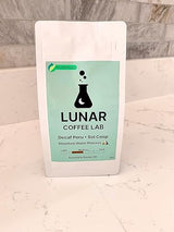 Lunar Coffee Lab Coffee Organic Decaf Peru 4oz - Swiss Water Process - Fair Trade Sustainably Grown Coffee - Farmer Coop - Medium Light Roast