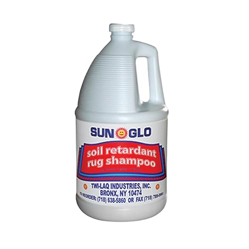 Sun-Glo Soil Retardant Rug Shampoo - High-Efficiency Bonnet Cleaning Solution (4x1 Gallon Case)