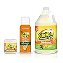 OdoBan Aroma Eliminator Set, Made in the USA, 10 Ounce Natural Oil Real Citrus Orange Air Freshener Spray, 1 Gallon Multipurpose Disinfectant Cleaning