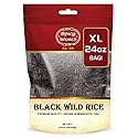 Spicy World Minnesota Grown Black Wild Rice 24oz Bag (1.5LB) | Premium Quality | All Natural, Hearty Grain with Rich Flavor | Perfect for Rice Dishes & Recipes