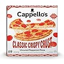 Cappello's Classic Crispy Crust Uncured Pepperoni Pizza, Gluten Free, Frozen Pizza 19oz