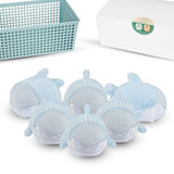 XL Size Wool Dryer Balls 6 Pack- Over 2000 Loads,Whale Shark Appearance,100% Pure New Zealand Wool,Hypoallergenic,Reduces Cloth Wrinkles, and Saves on