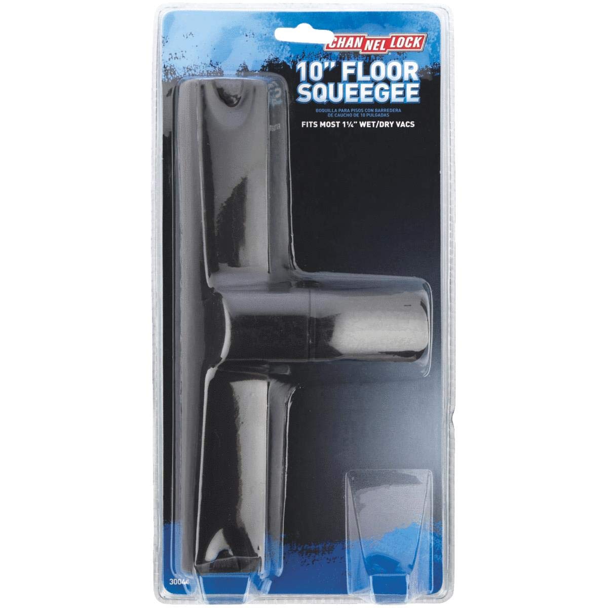 Channellock Floor Squeegee Vacuum Nozzle - 10 in Shop Vac Squeegee Attachment - 1 Unit