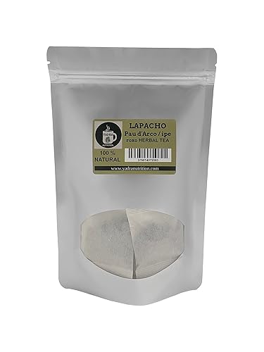 Pau D'Arco Tea Bags 100% All Natural Herbal Tea (30 Herbal Bags)