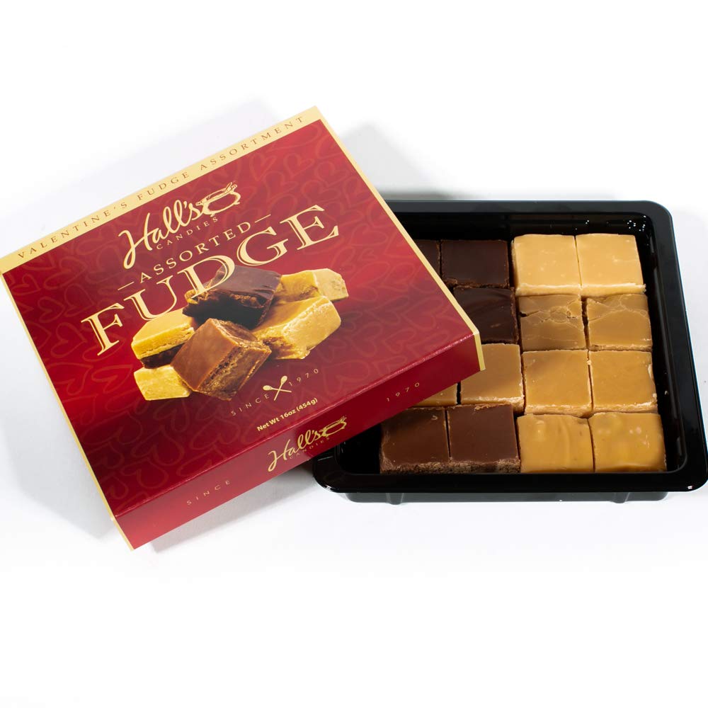 "Be My Valentine" Assorted Fudge Gift Box, 1 Pound