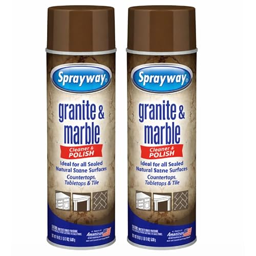 Sprayway Granite and Marble Cleaner 19 oz Spray 2 packs