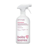 ATTITUDE Baby & Kids Toy Cleaner Spray, EWG Verified, Multi-Surface Cleaner for Toys, High Chairs & Play Areas, Naturally Derived, Vegan, Unscented