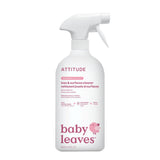 ATTITUDE Baby & Kids Toy Cleaner Spray, EWG Verified, Multi-Surface Cleaner for Toys, High Chairs & Play Areas, Naturally Derived, Vegan, Unscented