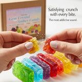 Japanese Crystal Candy Gems - 20 pieces per box | Crunchy Shell, Chewy Center | Assorted Fruit Flavors, Individually Wrapped