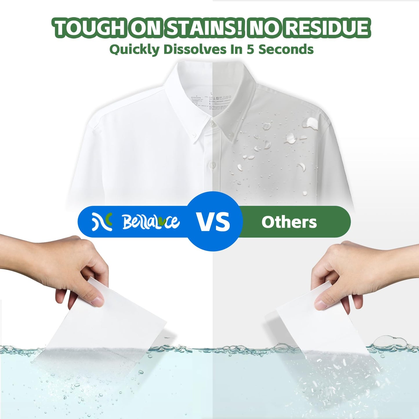 Laundry Detergent Sheets - Fragrance Free Laundry Sheets, 400 Loads, Eco-Friendly, Plastic-Free, Space Saving, Fast Dissolve & Hypoallergenic
