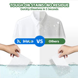 Laundry Detergent Sheets - Fragrance Free Laundry Sheets, 400 Loads, Eco-Friendly, Plastic-Free, Space Saving, Fast Dissolve & Hypoallergenic