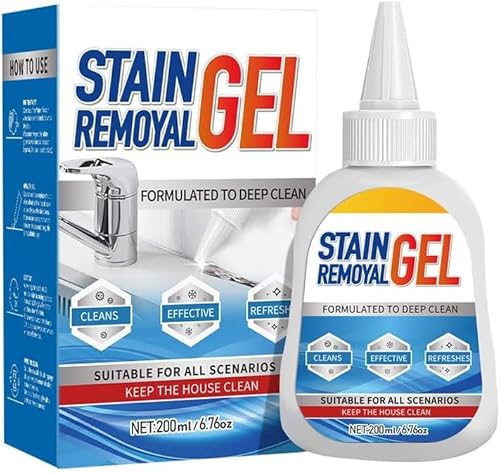 F FENG PEI Mold Stain Remover Gel,Heavy Duty Gel Cleaner,Multifunctional Stain Remover For Homeowners & Renters,Bathroom, Kitchen, Tile, Washing