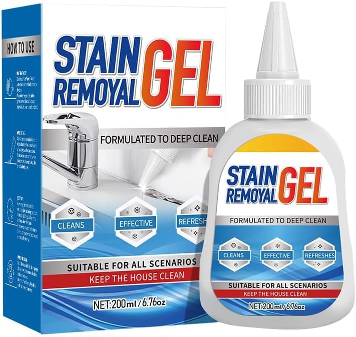 F FENG PEI Mold Stain Remover Gel,Heavy Duty Gel Cleaner,Multifunctional Stain Remover For Homeowners & Renters,Bathroom, Kitchen, Tile, Washing
