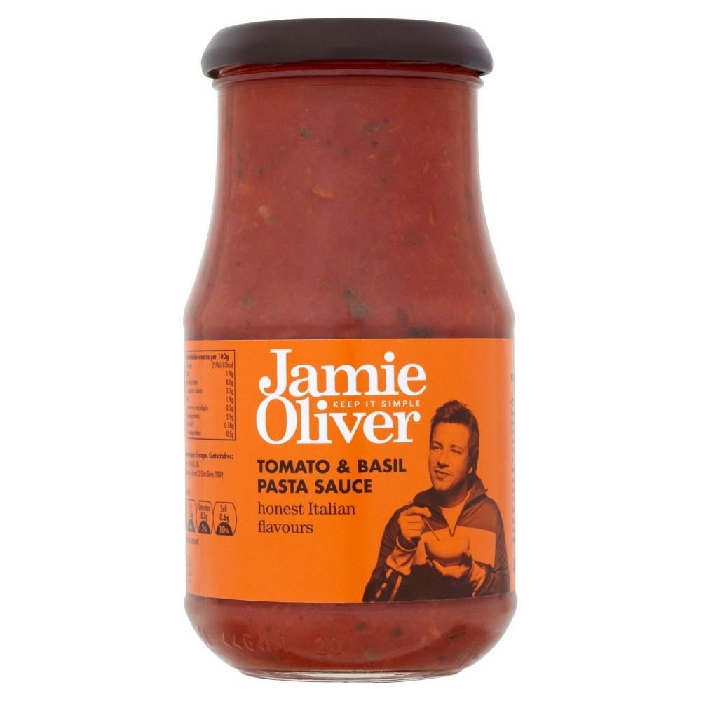 Jamie Oliver Pasta Sauce - Tomato & Basil (400g) - Pack of 6