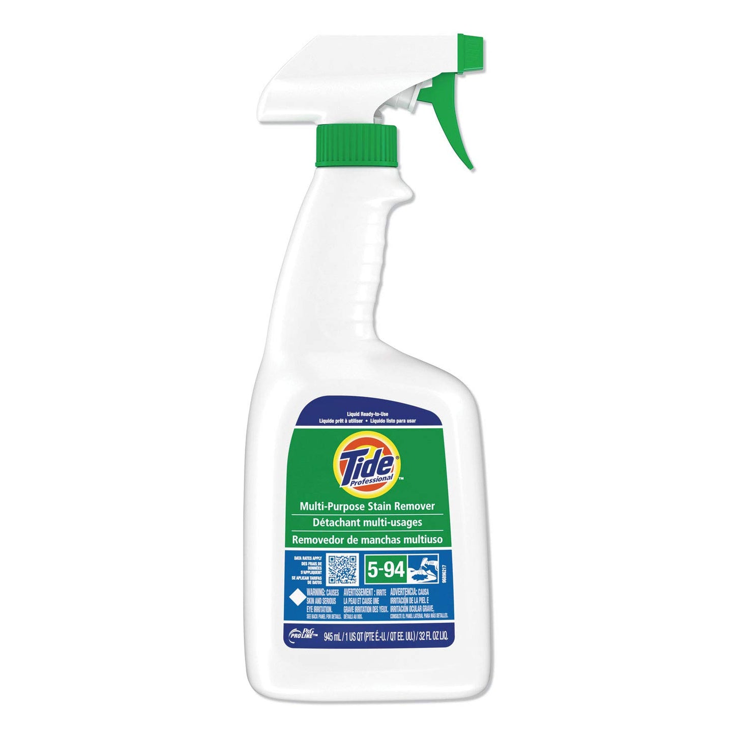 Proctor & Gamble Tide Line Multi Purpose Stain Remover Amber, 32 oz, Bottle, Scented, Liquid | 9/Case