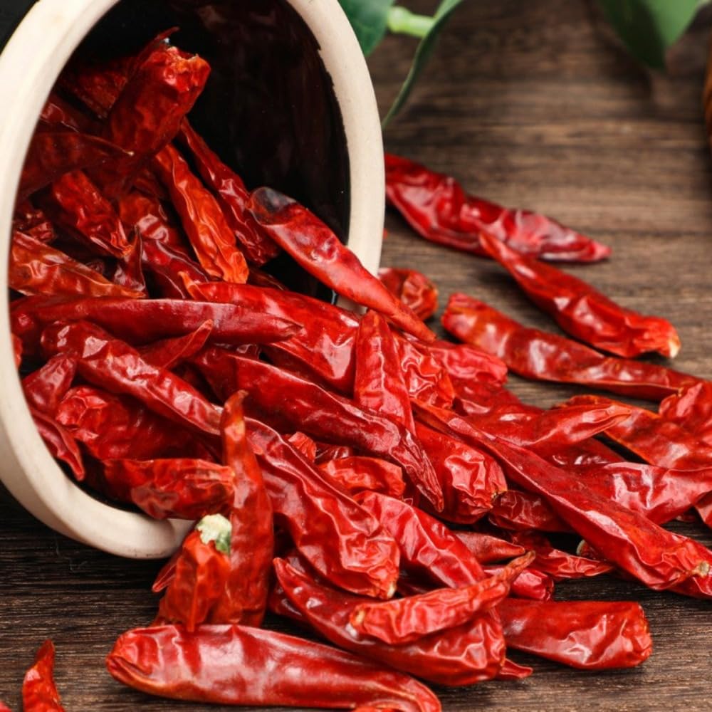 Zercumm Dried Peppers 75G/Can Red Chilli Dry Goods MilletPepper Hot Pot Condiment Base Material Spice