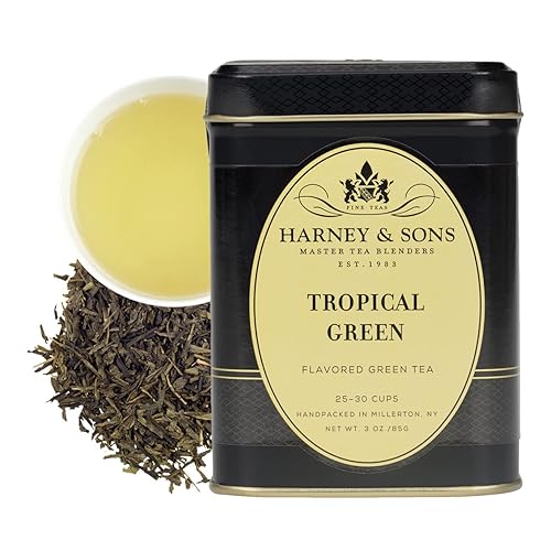Harney & Sons Tropical Green Tea, Loose tea in 3 oz tin
