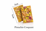 OMNIYA Delicacy - Indigo Croquant Box (40 Pieces) - Mediterranean Gourmet Sesame Snack Bar - Crispy Pistachio, Almond, Cashew & Sesame Treats
