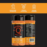 Kosmos Q Honey Killer Bee BBQ Rub Seasoning - Two 13.2 oz Shakers of Savory & Sweet Honey BBQ Pork Dry Rub for Smoking and Grilling Poultry, Ribs