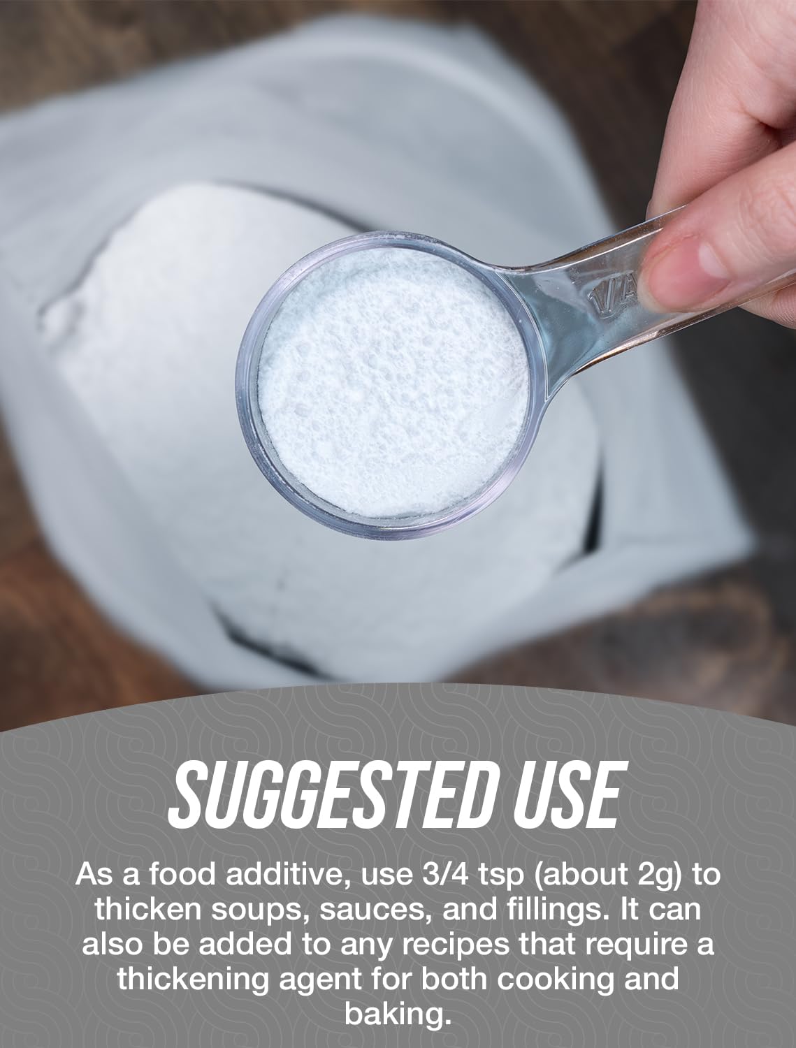 BulkSupplements.com Xanthan Gum Powder - Xanthan Gum Thickener, Xanthan Gum for Baking - Xanthan Gum Gluten Free, Food Grade, 2g per Serving, 250g
