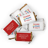 75ct Nurses Week Candy Personalized Miniatures (75 Pack) Red Add Your Logo