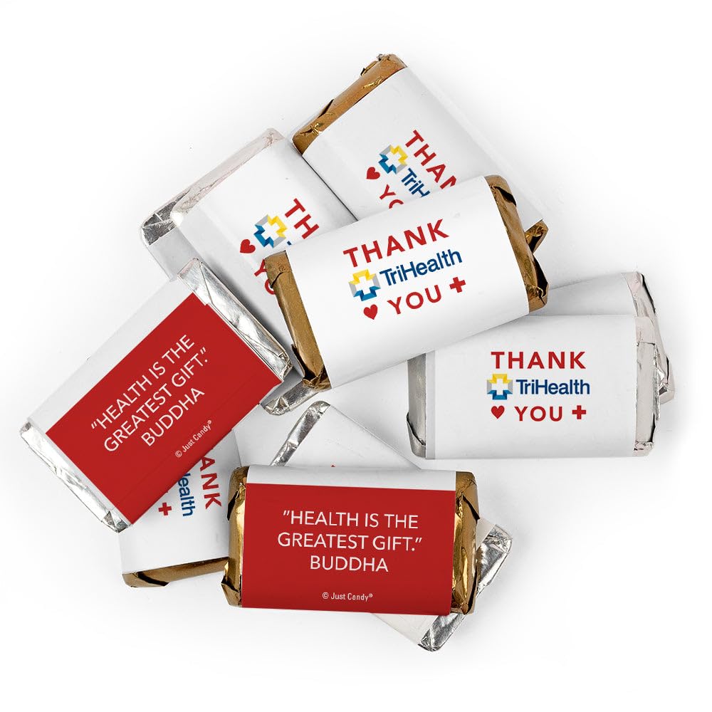 75ct Nurses Week Candy Personalized Miniatures (75 Pack) Red Add Your Logo