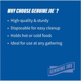 Genuine Joe Reusable Plastic Bowls
