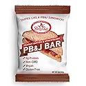 Betty Lou's PB&J Bars, Peanut Butter & Strawberry Snack, Gluten Free, Vegan, Non GMO, Deliciously Healthy Snacks, Individually Wrapped, 2 Oz Each (12
