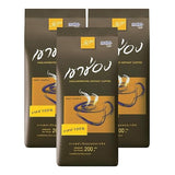 KHAO SHONG, Thai Agglomerated Instant Coffee, Size 200g X 3 Packs made in Thailand