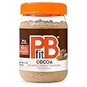 PBfit 8 Ounce Peanut Butter Powder Chocolate Flavor, Cocoa Powdered Peanut Butter Spread From Real Roasted Peanuts and Cocoa, 6g of Protein 7% DV